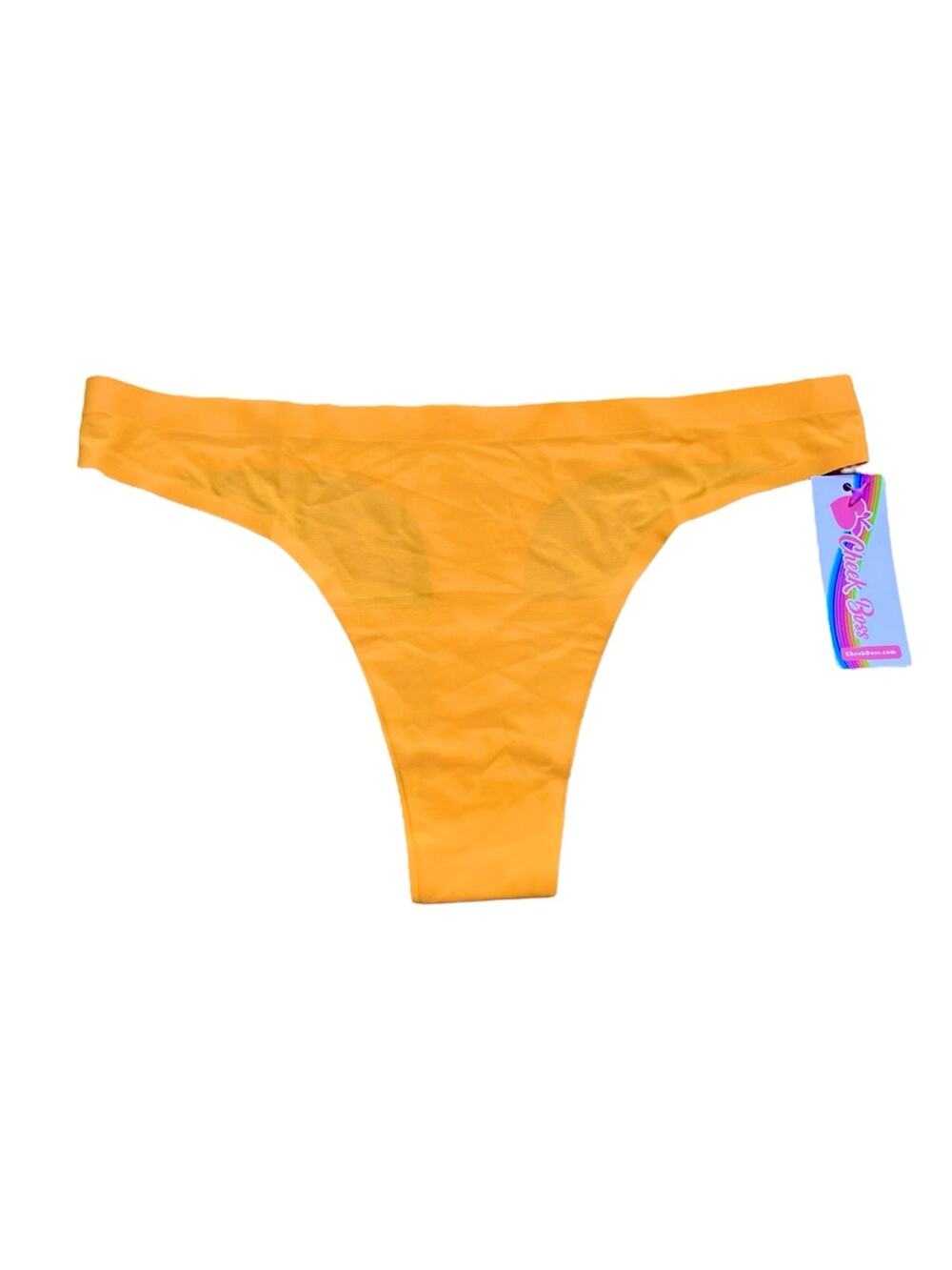 Cheek Boss Thong Size Small yellow